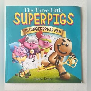 The Three Little Superpigs and the Gingerbread Man Book